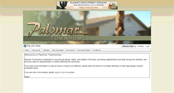 Desktop Screenshot of palomartownhomeshoa.com
